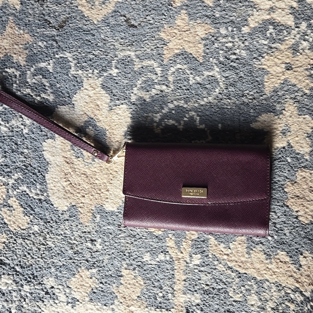 Kate Spade Purple Wristlet Wallet